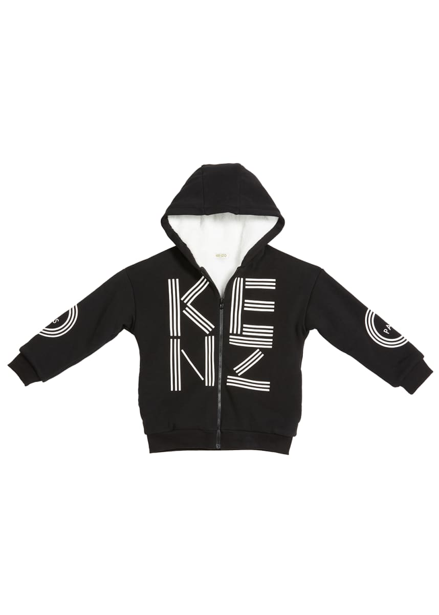 kenzo multi logo hoodie