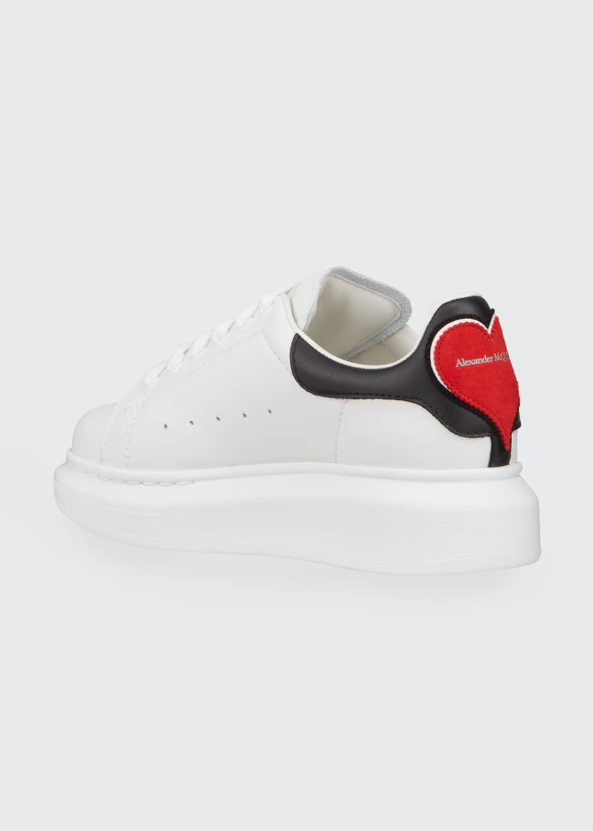 alexander mcqueen heart patch sneakers