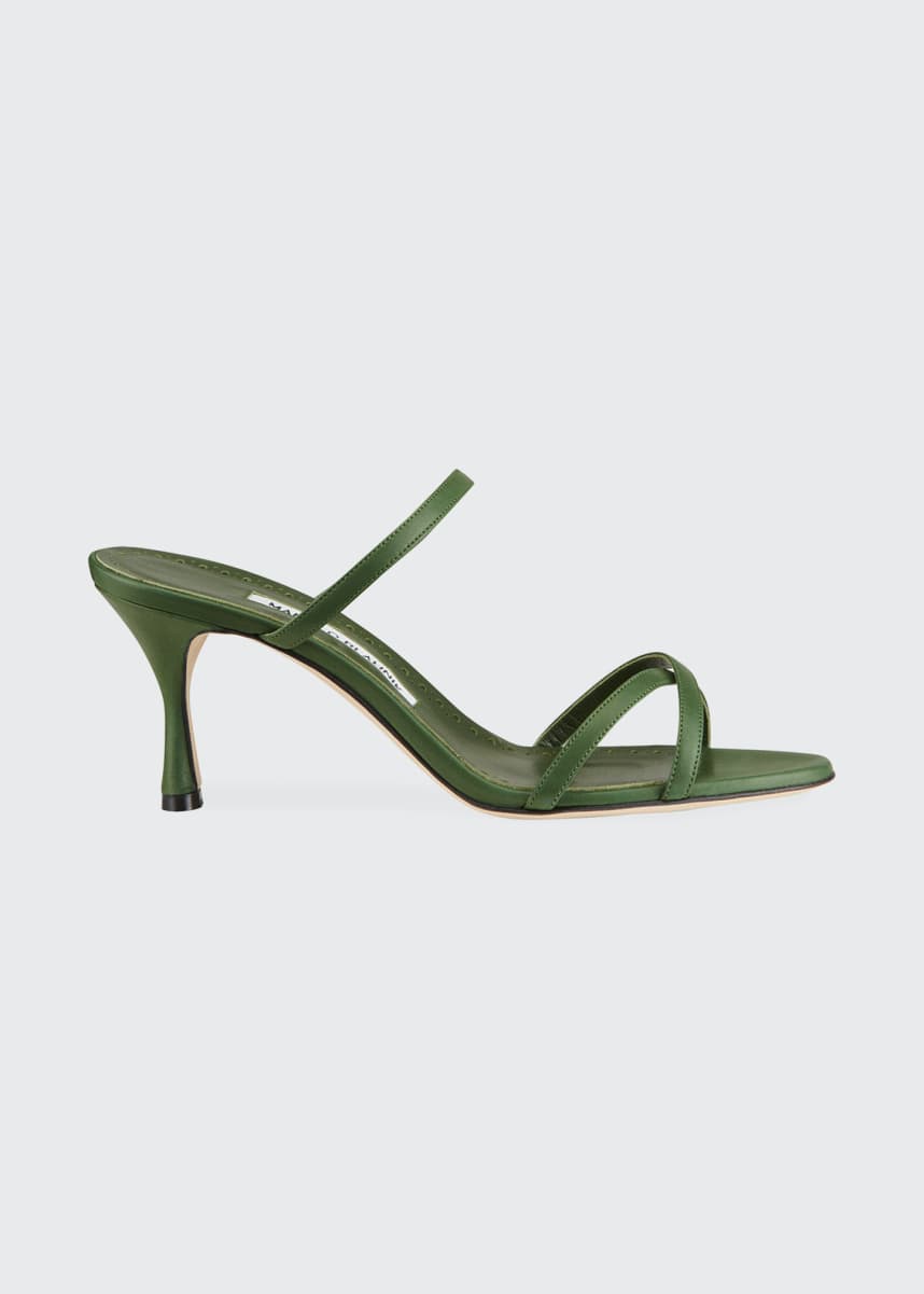 banga 70mm crisscross slide sandals