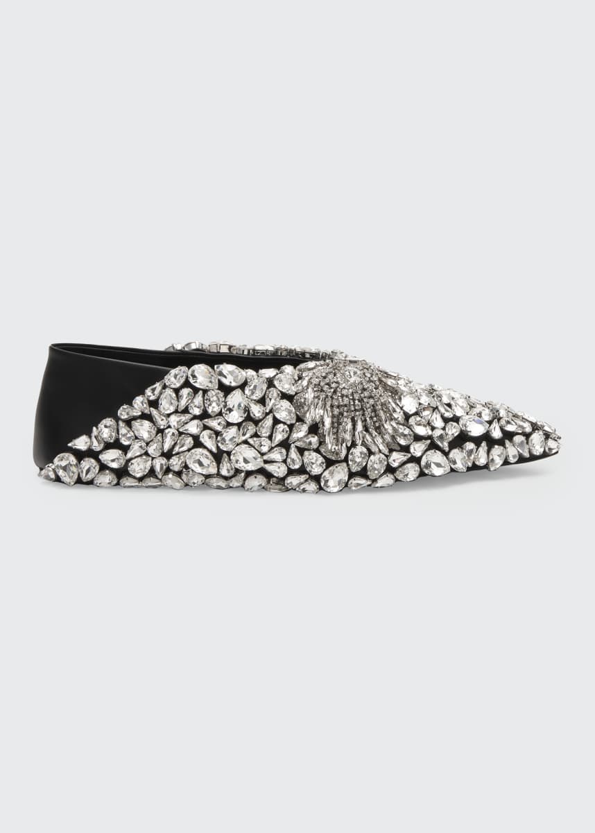 jil sander flats crystal