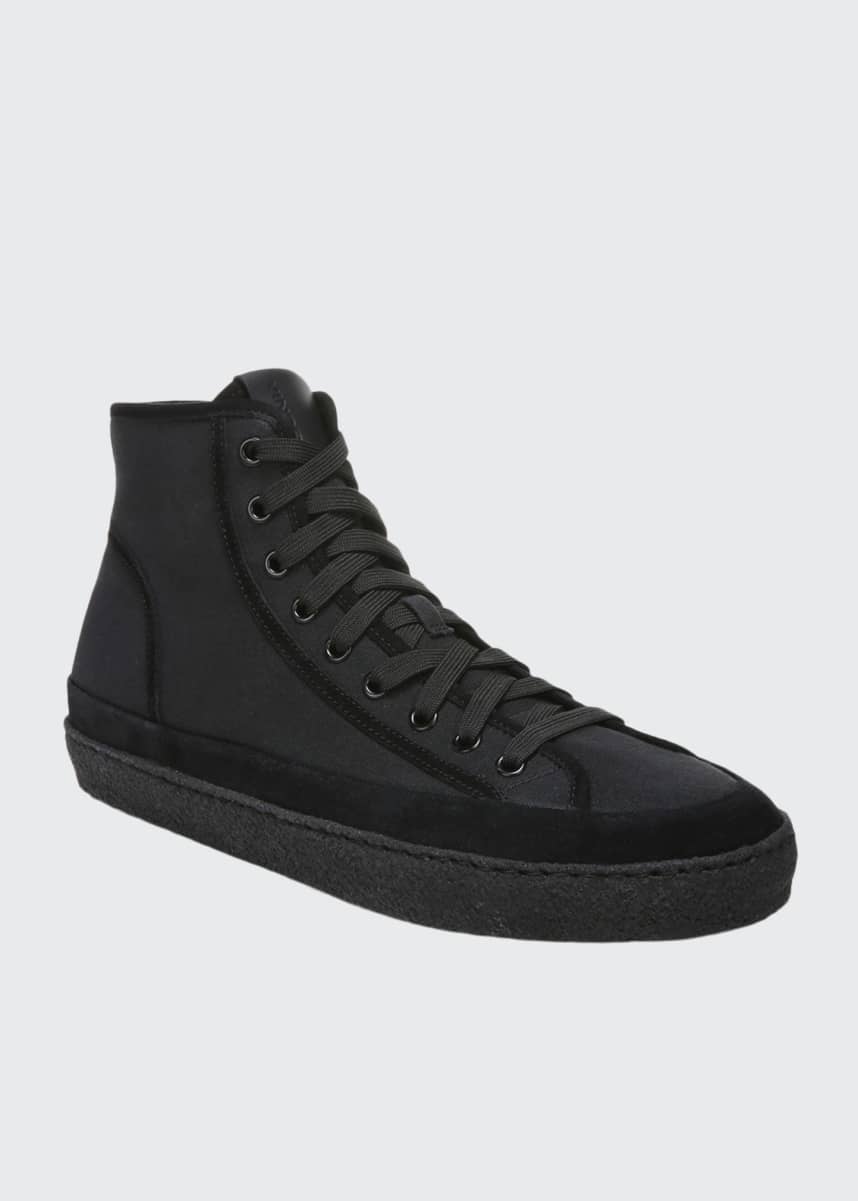 vince high top suede sneakers
