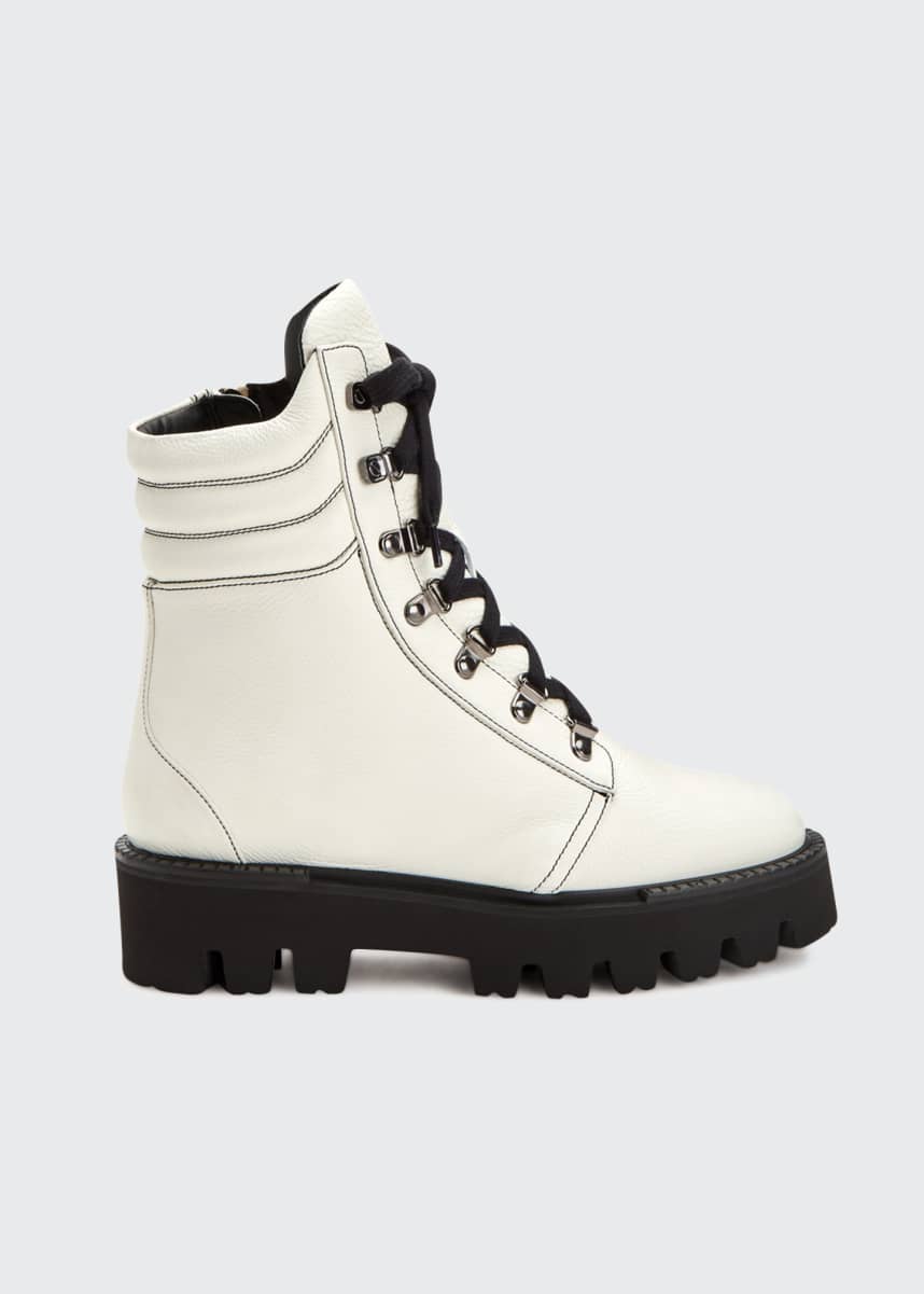 aquatalia kaylynn mixed leather combat booties