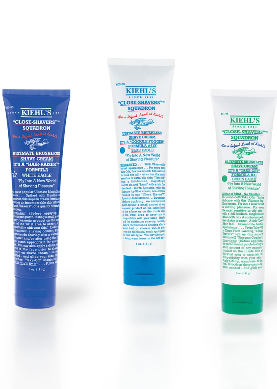 Kiehl's Since 1851 Ultimate Brushless Shave Creams & Matching Items