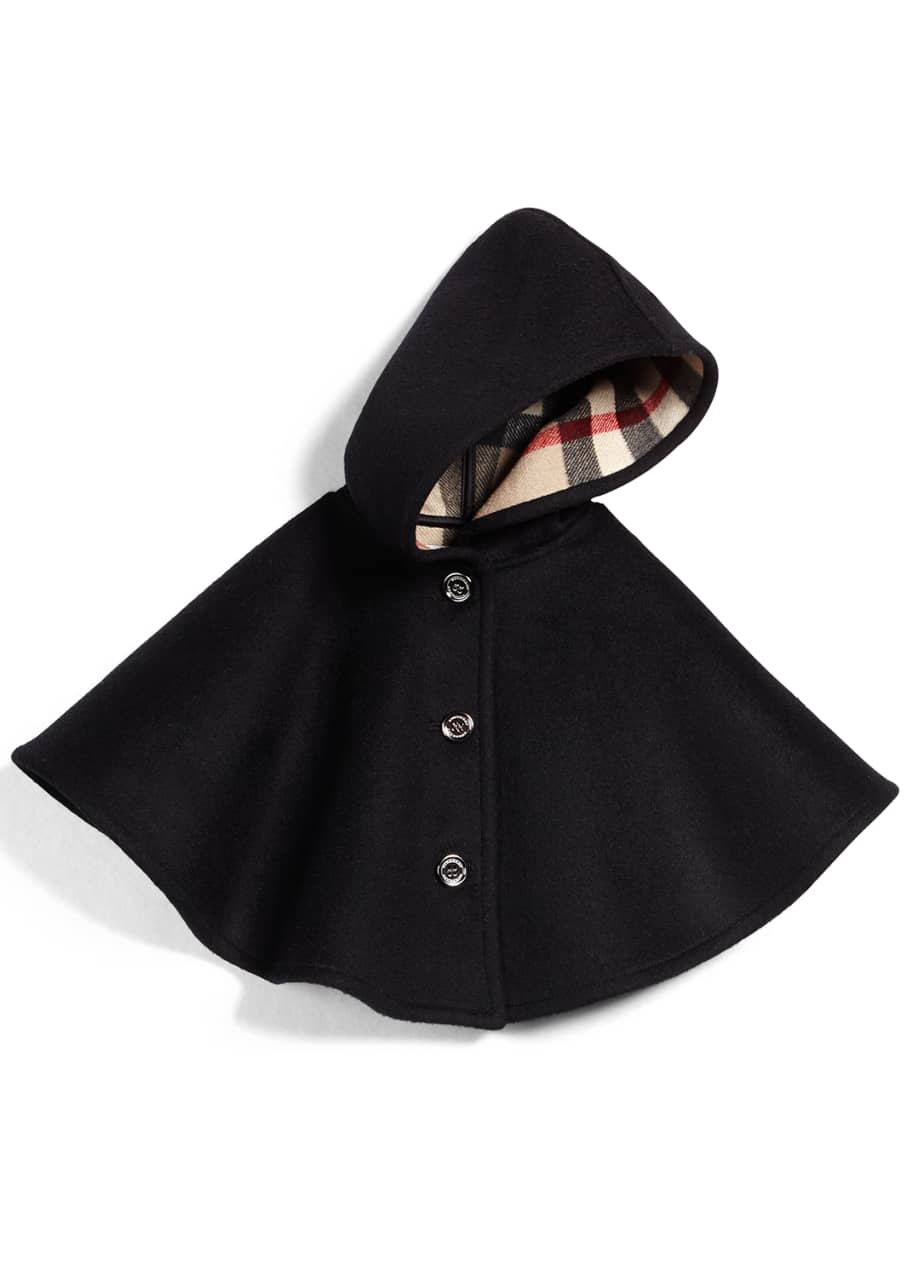Burberry cape with top hood