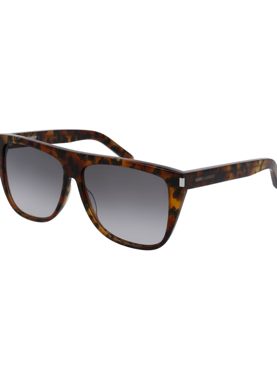 Saint laurent flat top acetate sunglasses deals
