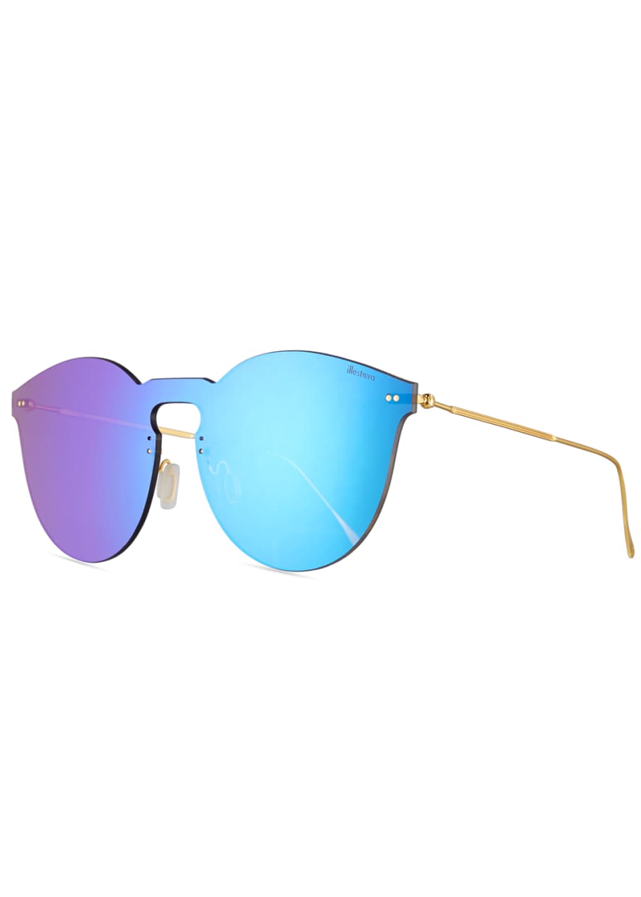 Illesteva leonard mirrored mask sunglasses deals