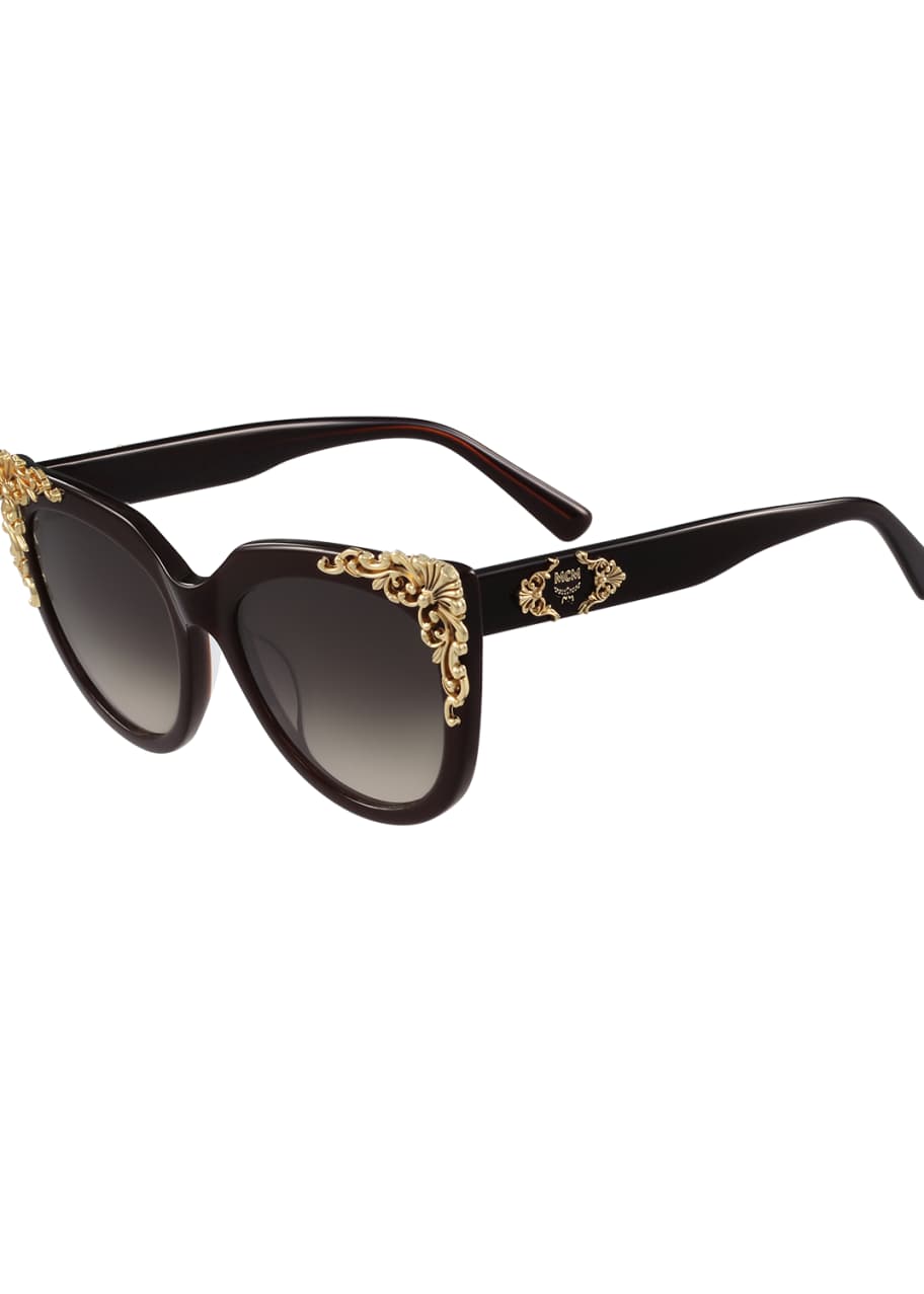 MCM Viktoria Acanthus Cat Eye Sunglasses Bergdorf Goodman