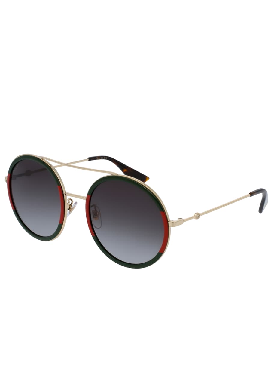 Gucci round red and green sunglasses shop