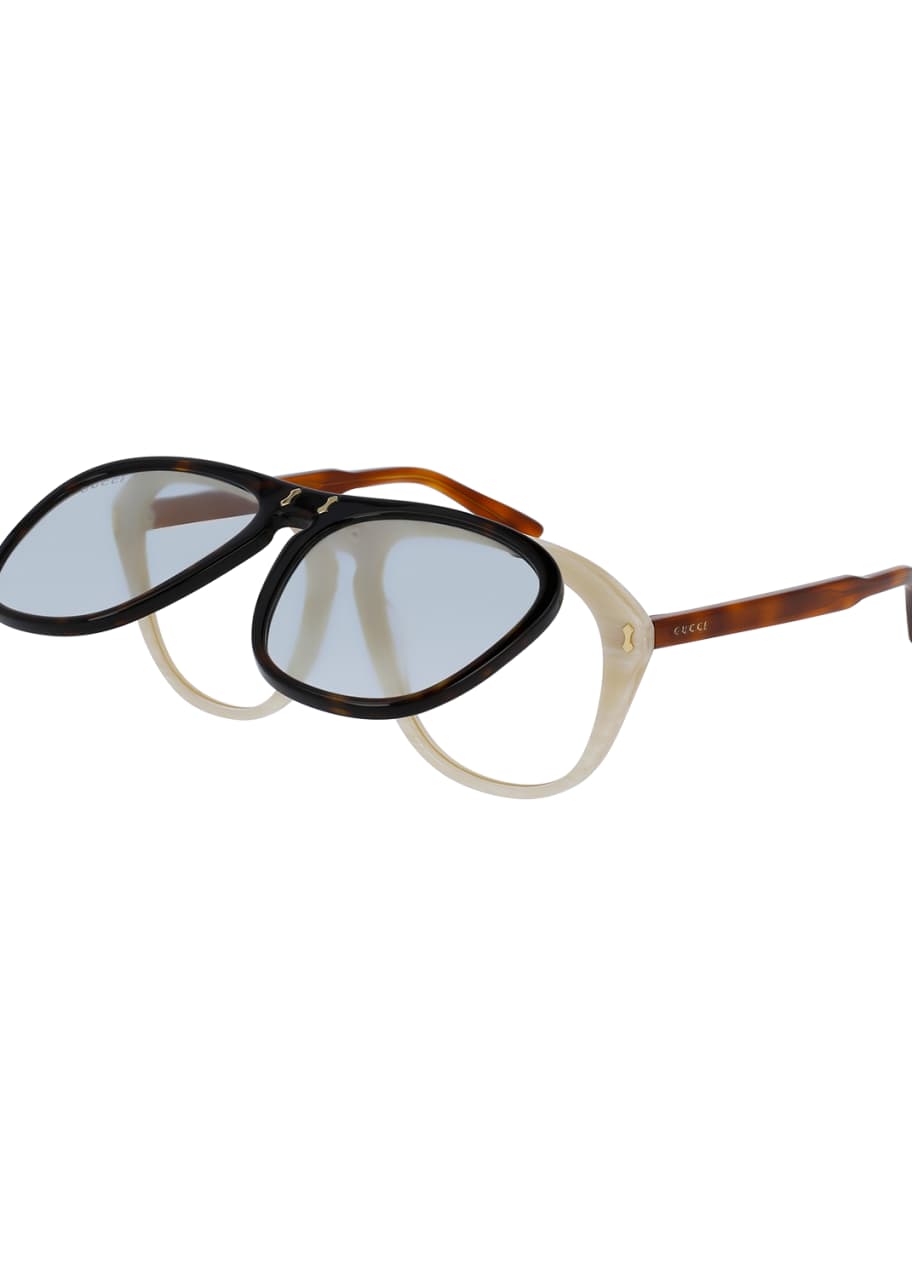 Gucci flip up glasses hotsell