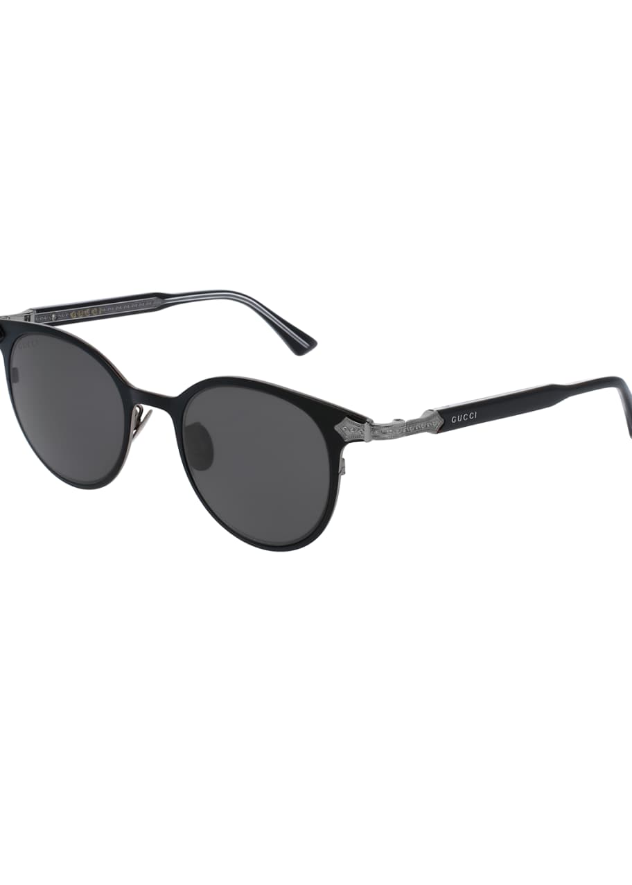 gucci titanium sunglasses