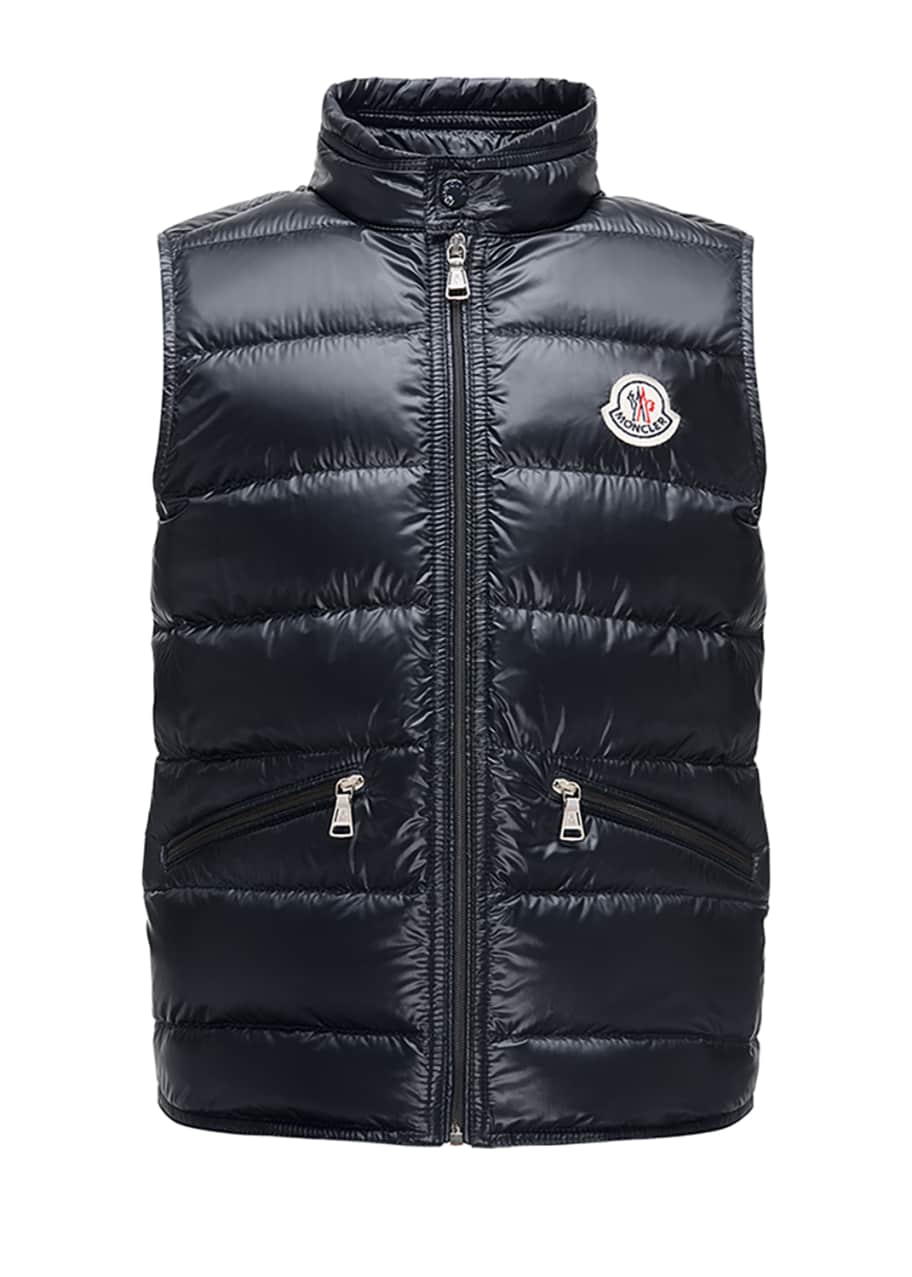Moncler Gui Down Puffer Vest, Size 8-14 - Bergdorf Goodman