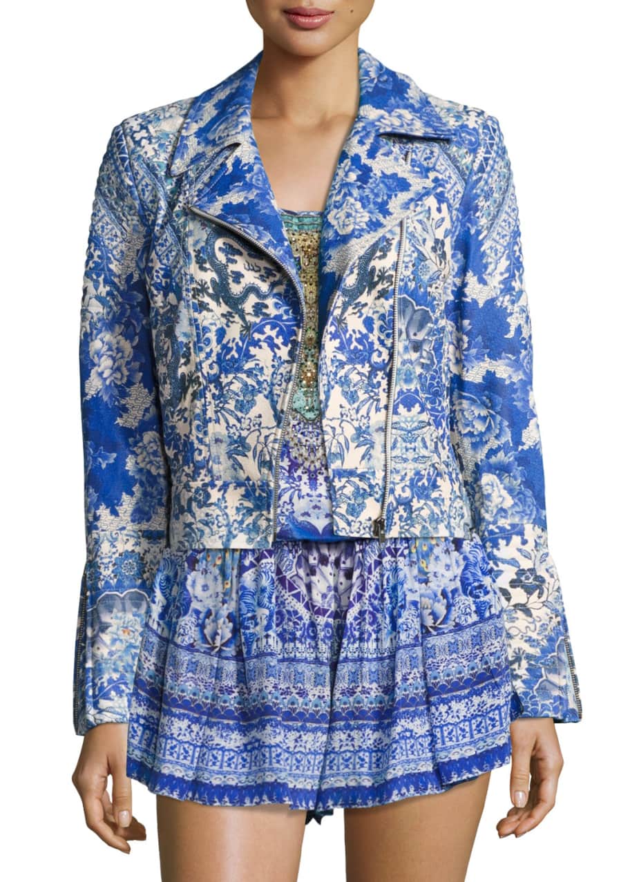 Camilla leather best sale jacket
