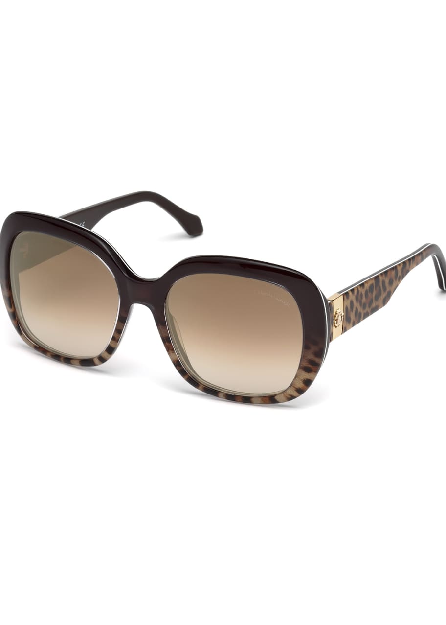Roberto cavalli leopard sunglasses sales