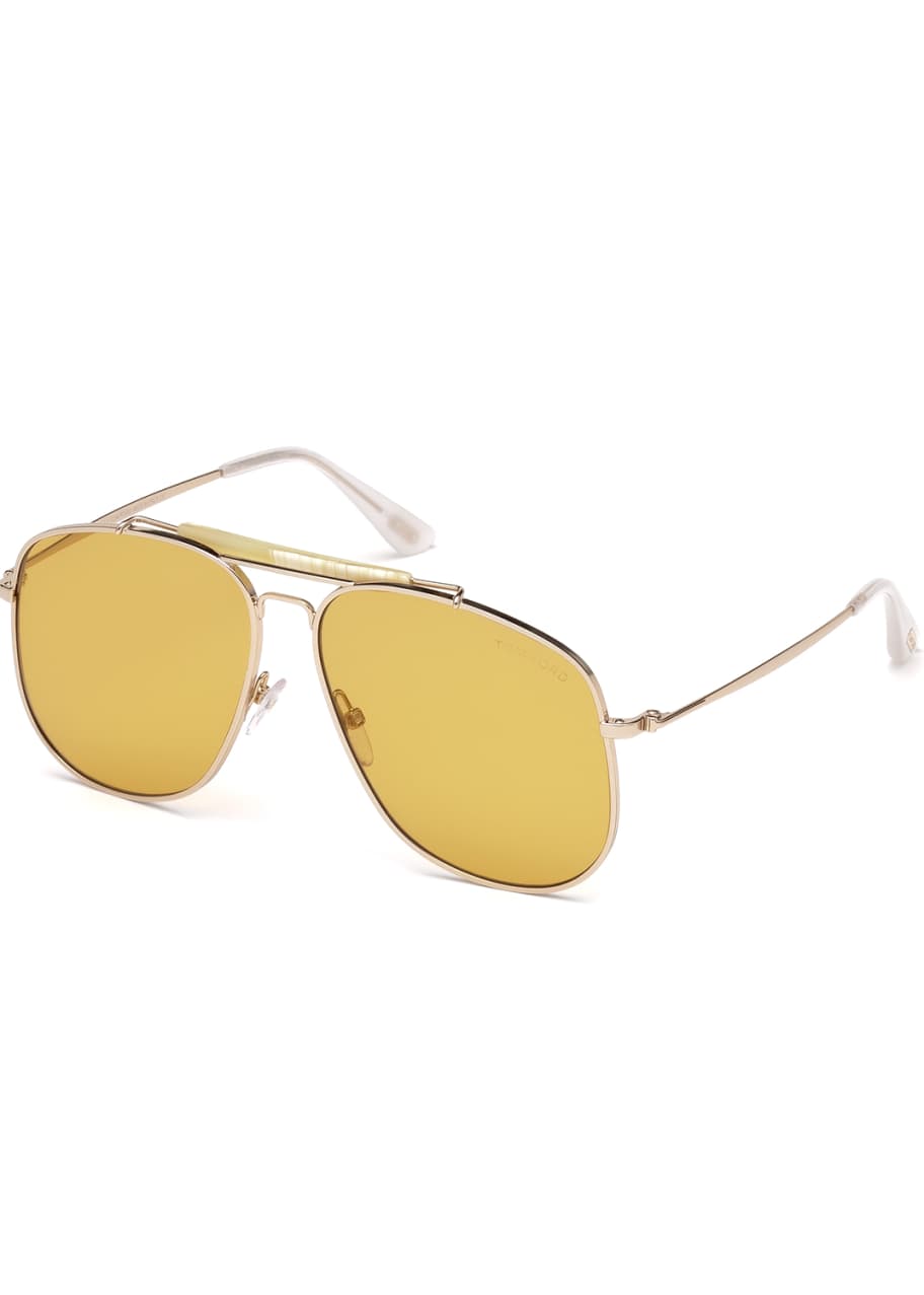 TOM FORD Connor Runway Aviator Sunglasses - Bergdorf Goodman