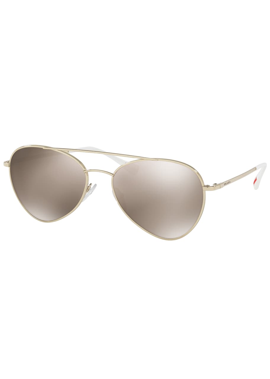 Prada mirrored aviator sunglasses store