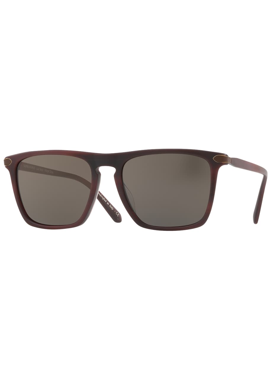 Oliver Peoples pour Berluti Rue de Sevres 54 Square Acetate Sunglasses -  Bergdorf Goodman