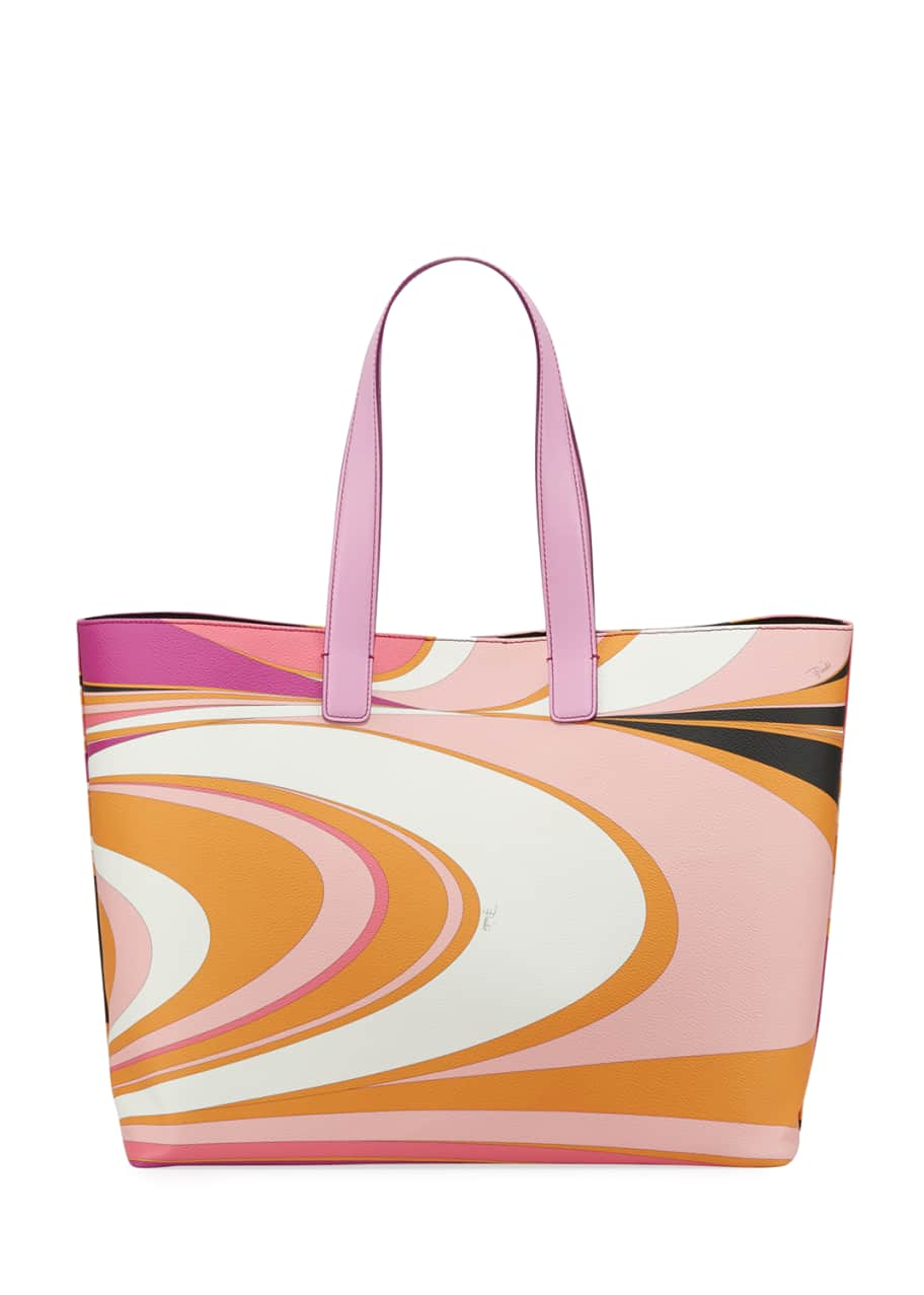 Emilio Pucci Libellula Printed Tote Bag, Pink Pattern - Bergdorf