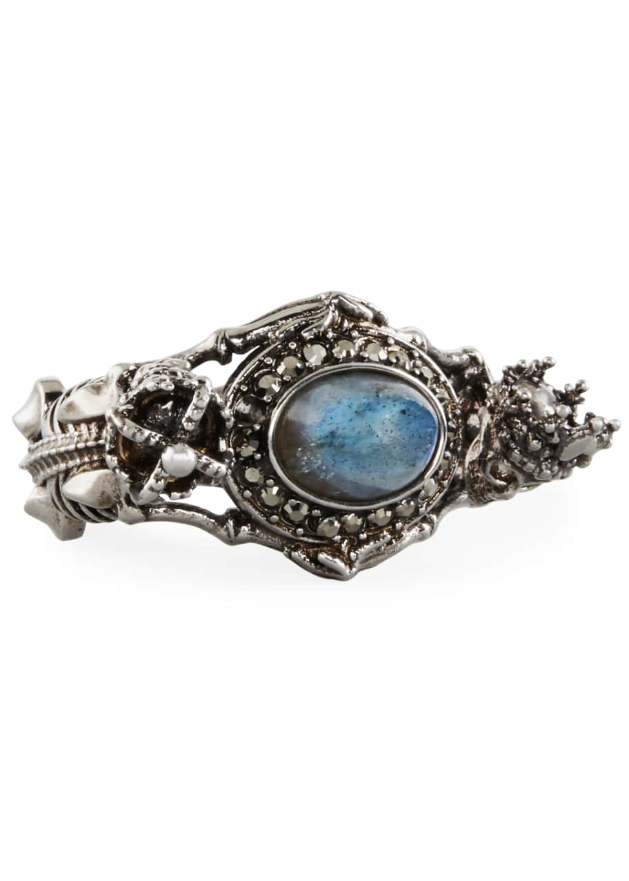 Alexander mcqueen best sale skeleton ring