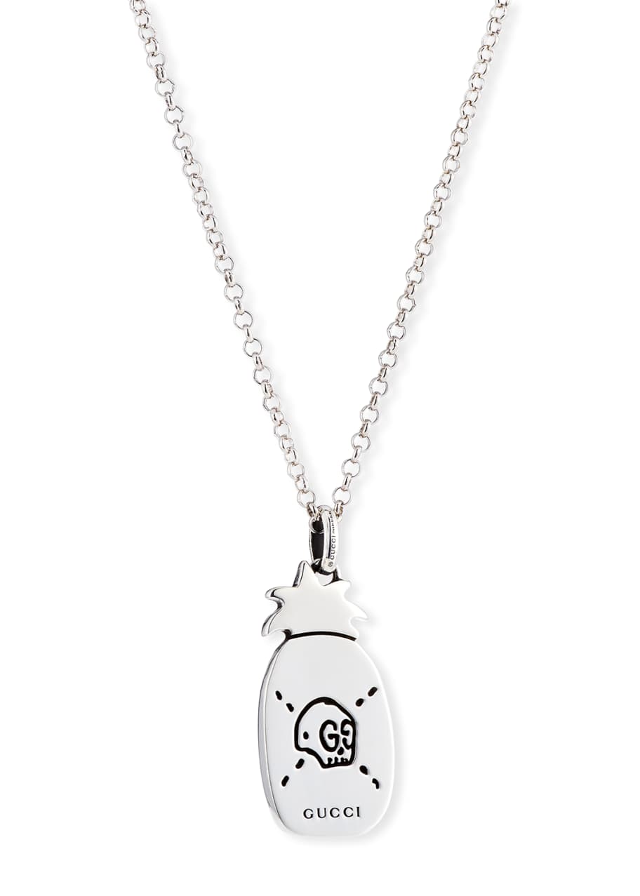 Gucci Men's Ghost Sterling-silver Necklace