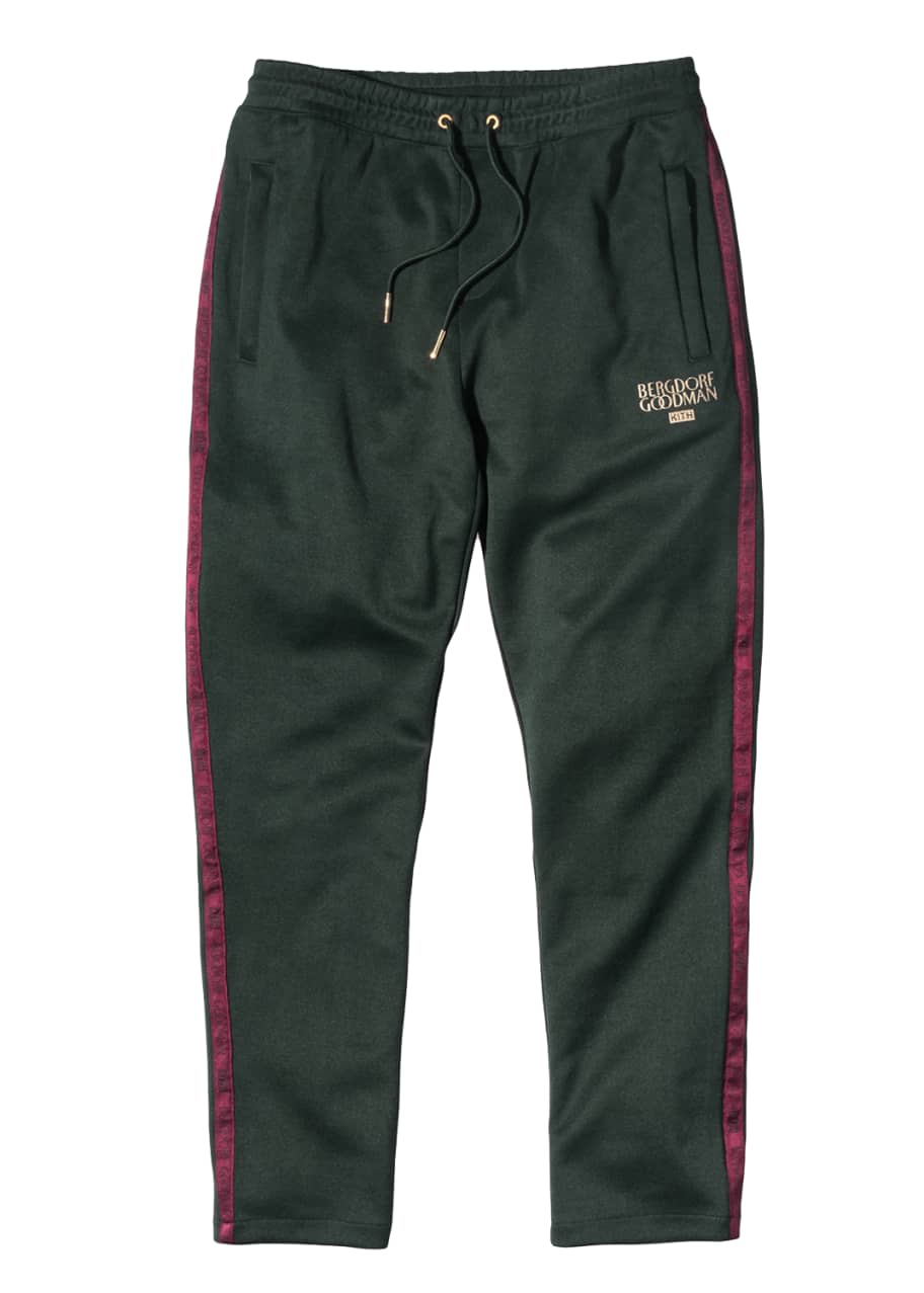 Kith Embroidered Track Pants, Green - Bergdorf Goodman
