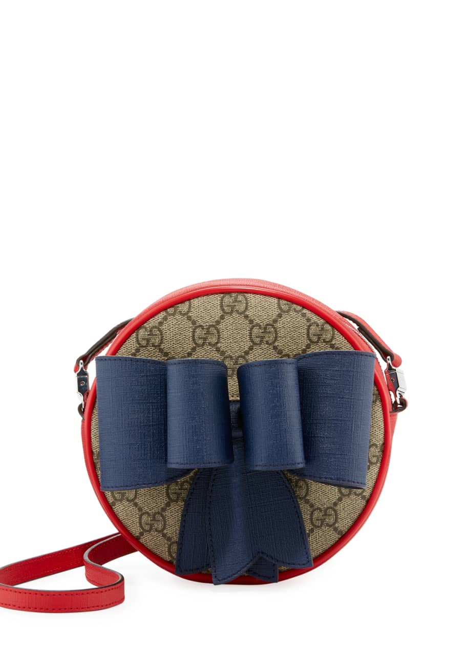 Children's gg supreme rainbow shop bow tote