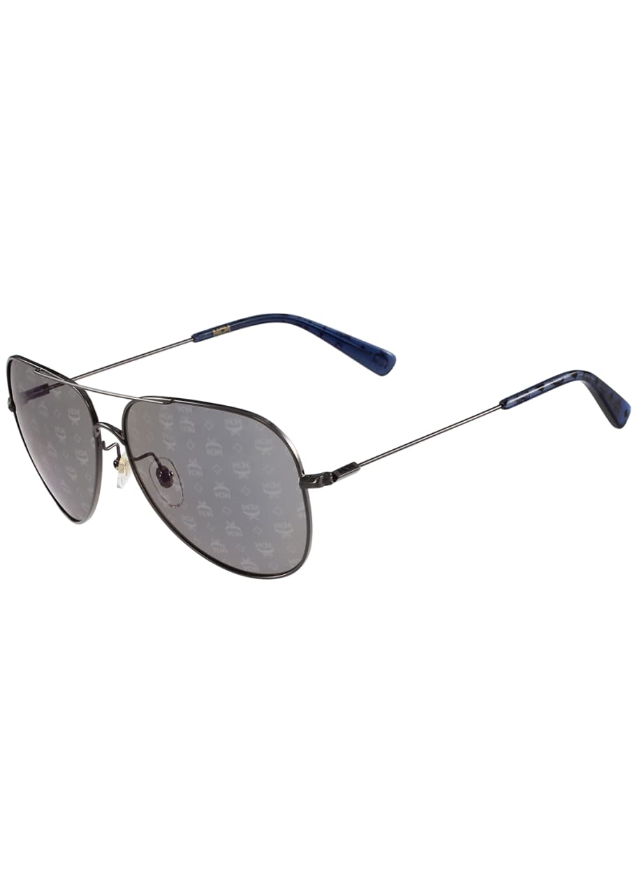 MCM Visetos Aviator Sunglasses Bergdorf Goodman