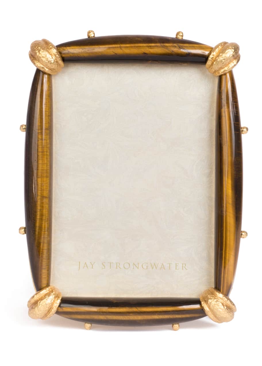 Image 1 of 1: Angelo Tiger Eye Picture Frame, 5" x 7"