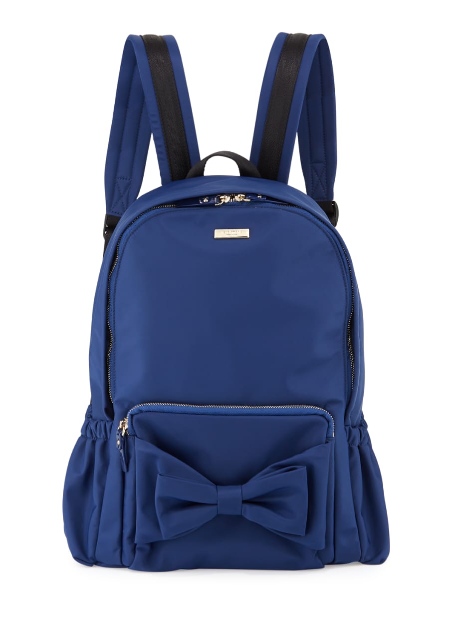 kate spade new york girls back to school nylon backpack navy