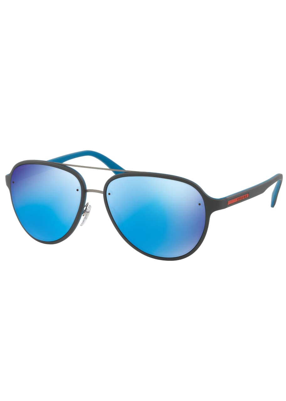 Prada mens aviator top sunglasses