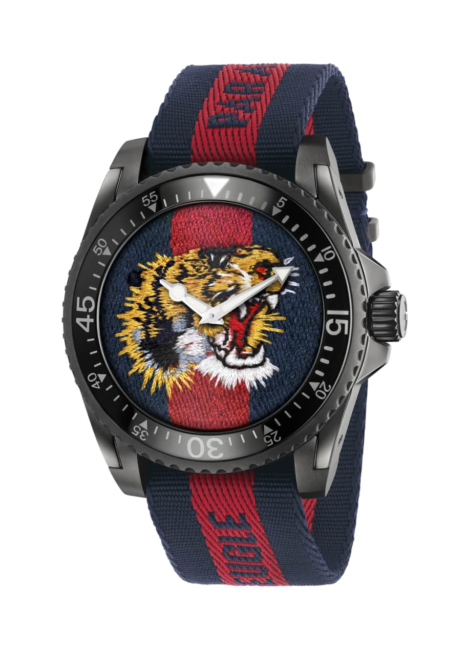 Gucci tiger dive watch on sale