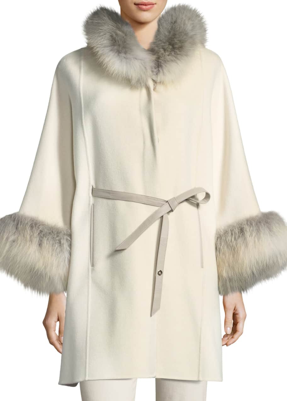 Loro piana mink coat on sale