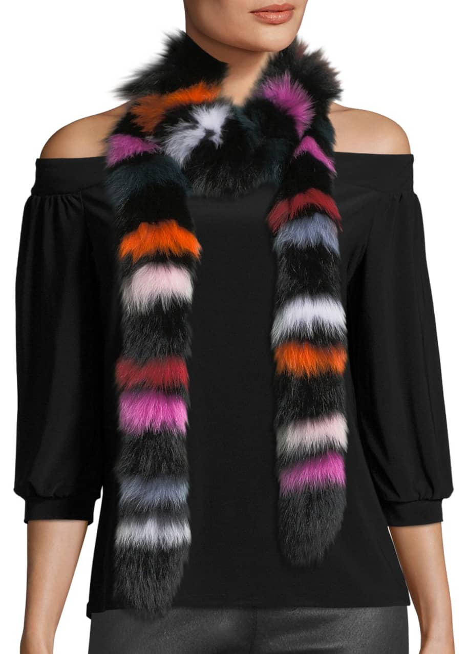 Charlotte simone fur store scarf