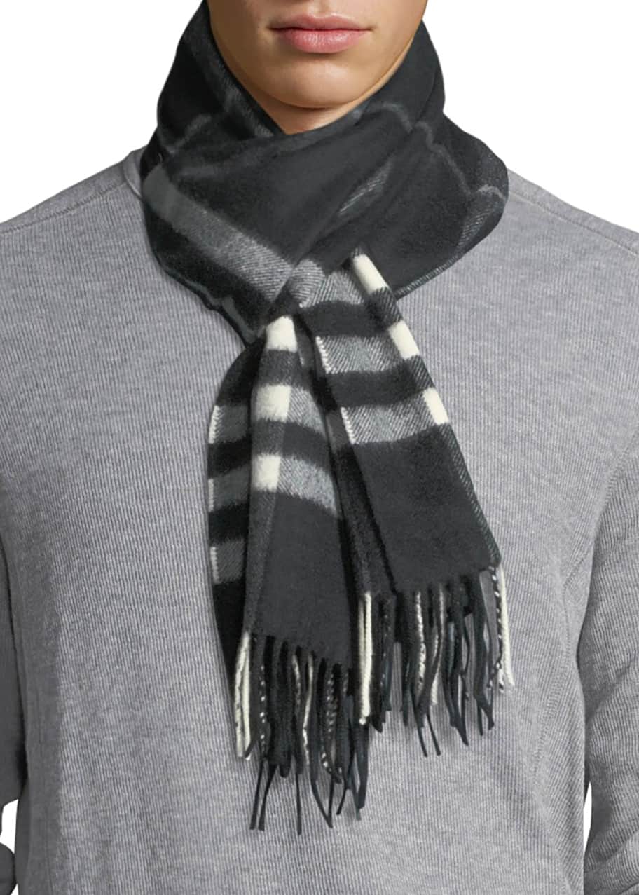 Burberry Giant Check Cashmere Scarf Bergdorf Goodman