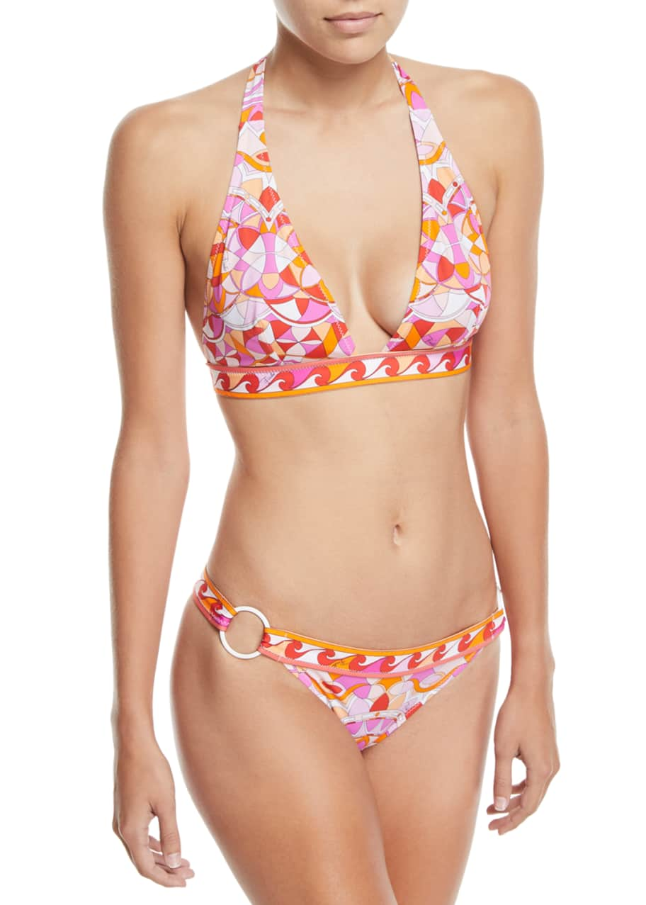 Emilio Pucci Arenal Printed Two-Piece Bikini Swim Set - Bergdorf