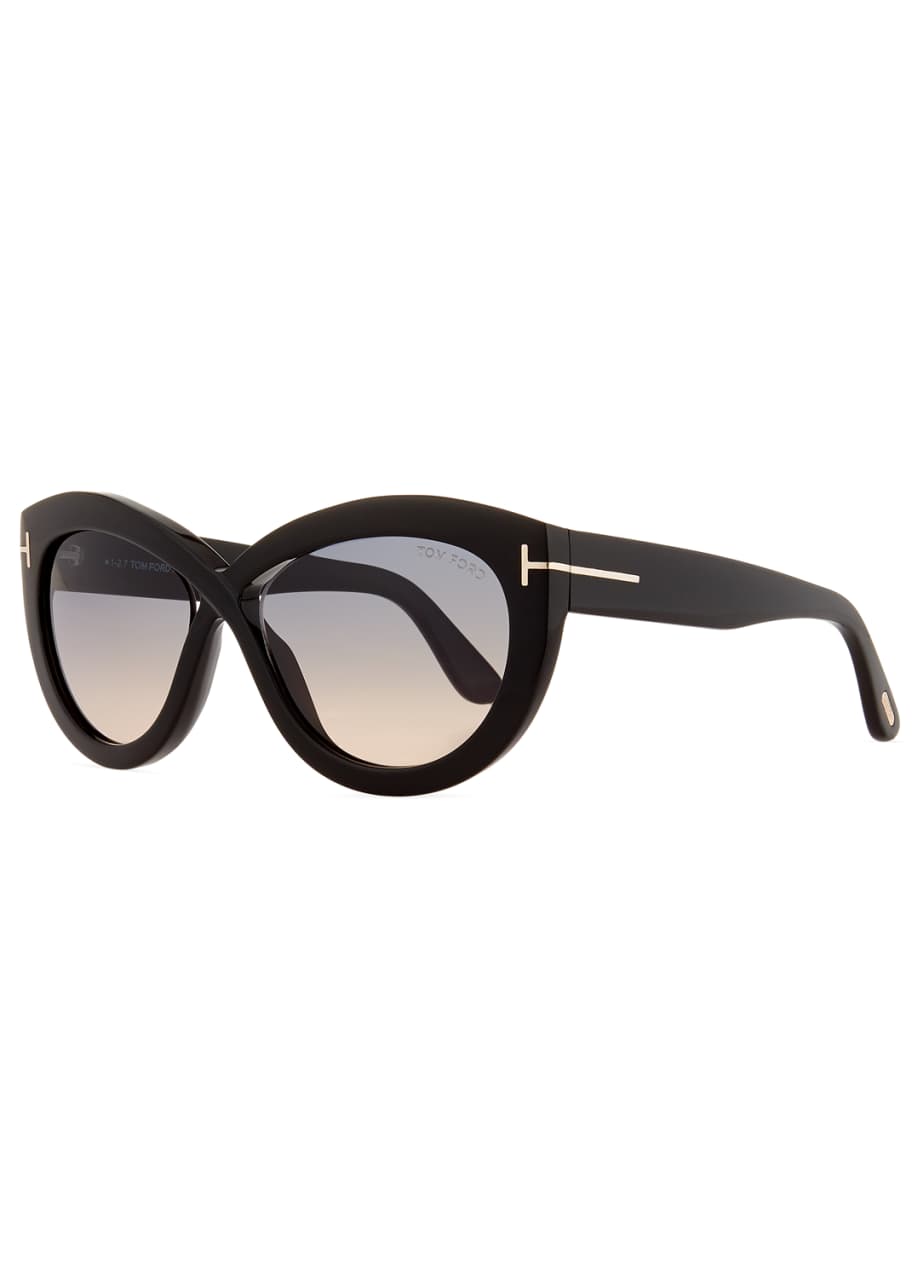 TOM FORD Diane Acetate Butterfly Sunglasses - Bergdorf Goodman