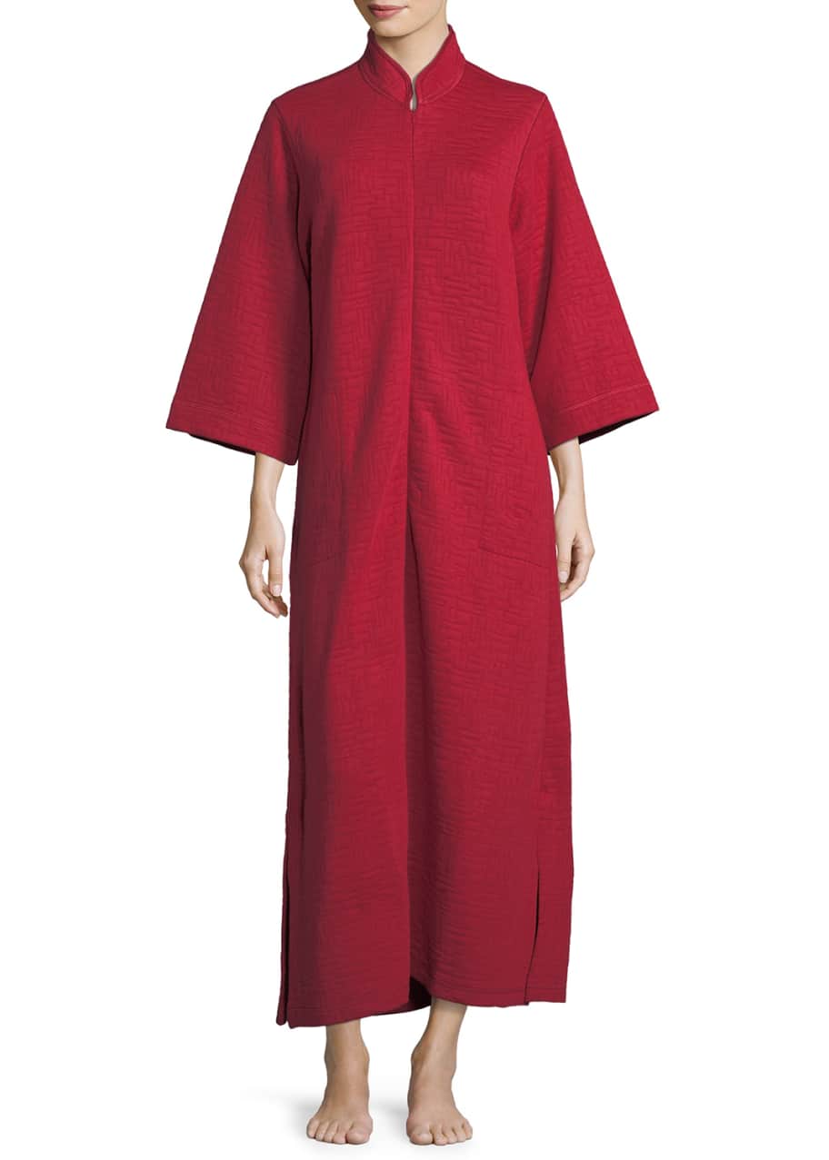 Natori Akimo Quilted Zip Front Caftan Bergdorf Goodman