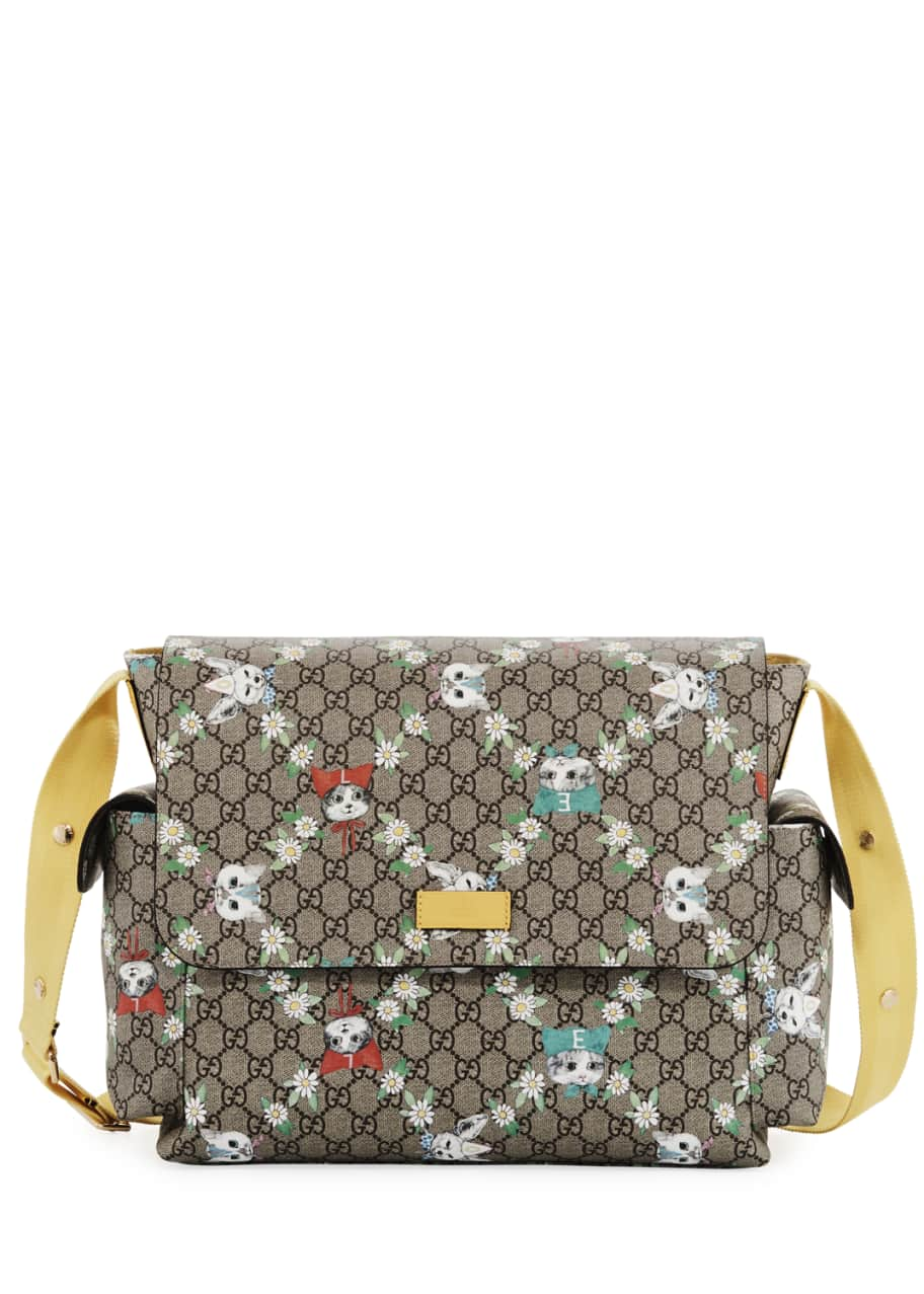 Gucci Kids GG Supreme Diaper Bag - Farfetch