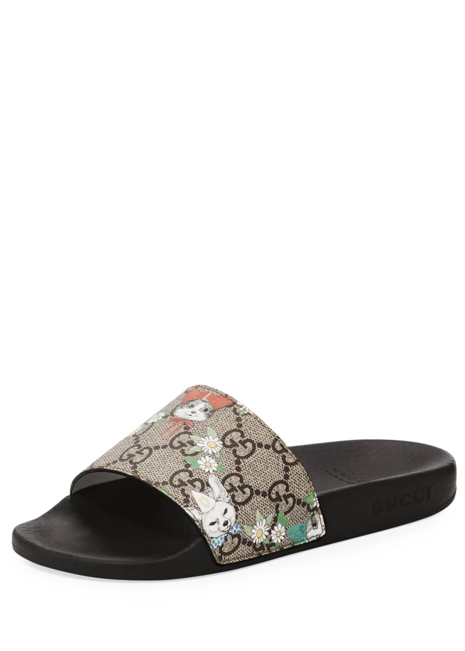 Gucci slides kids hotsell