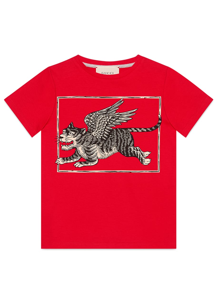 特別価格 gucci-kb-ss-tshirt-winged-tiger Tシャツ(半袖/袖なし)