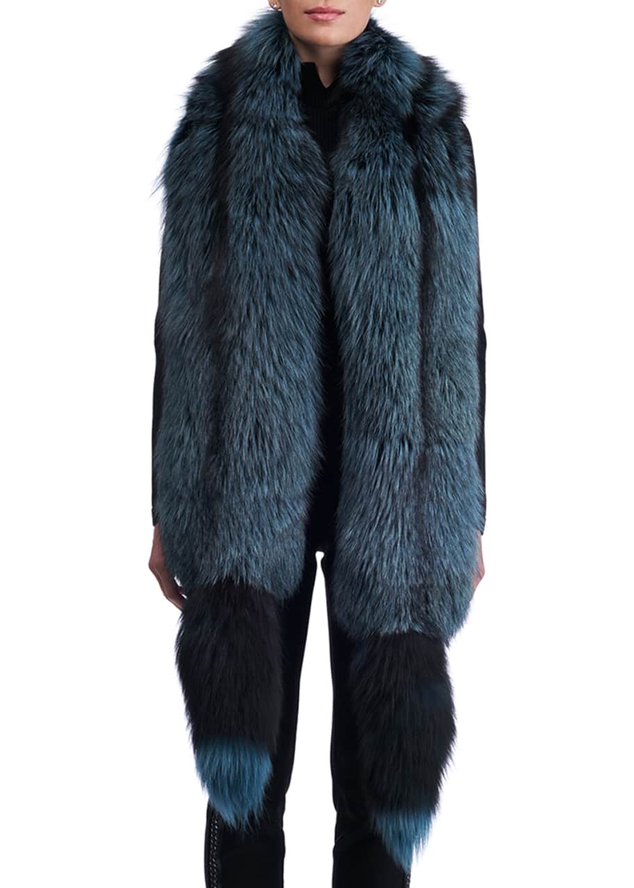 Gorski Detachable with Bergdorf Boa Tails - Goodman Fur Fox