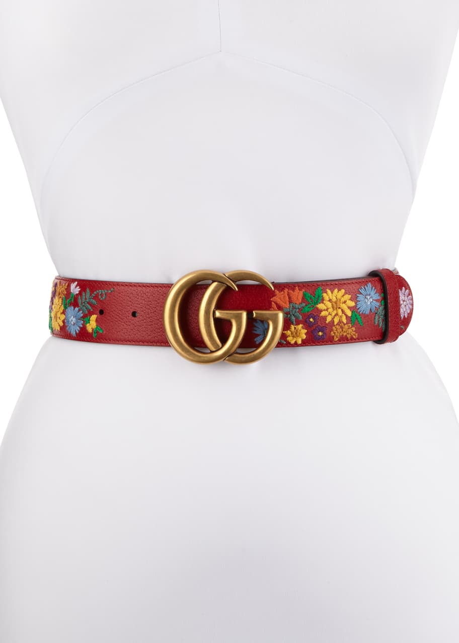 Gucci embroidered belt store