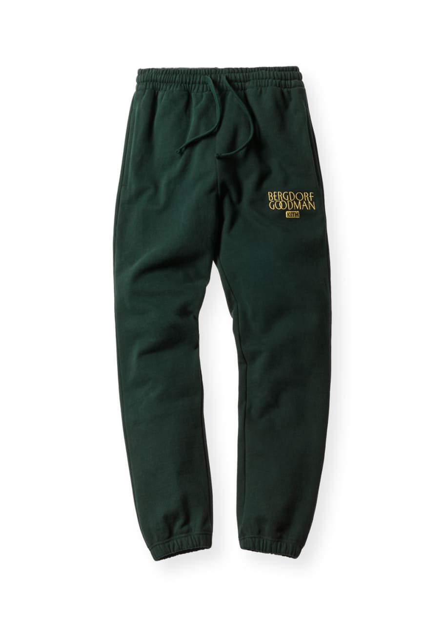 Kith Williams Drawstring Sweatpants Forest Bergdorf Goodman