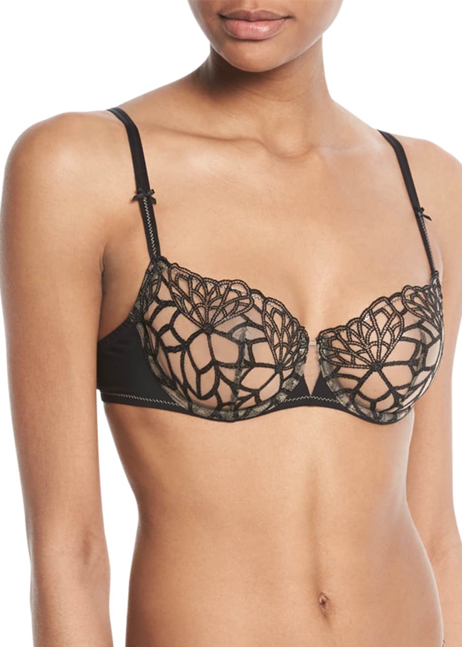 Image 1 of 1: Java Lace Demi Cup Bra