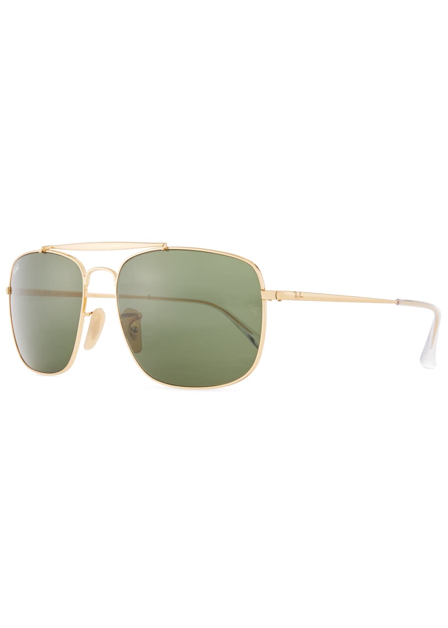 ray ban metal aviator sunglasses