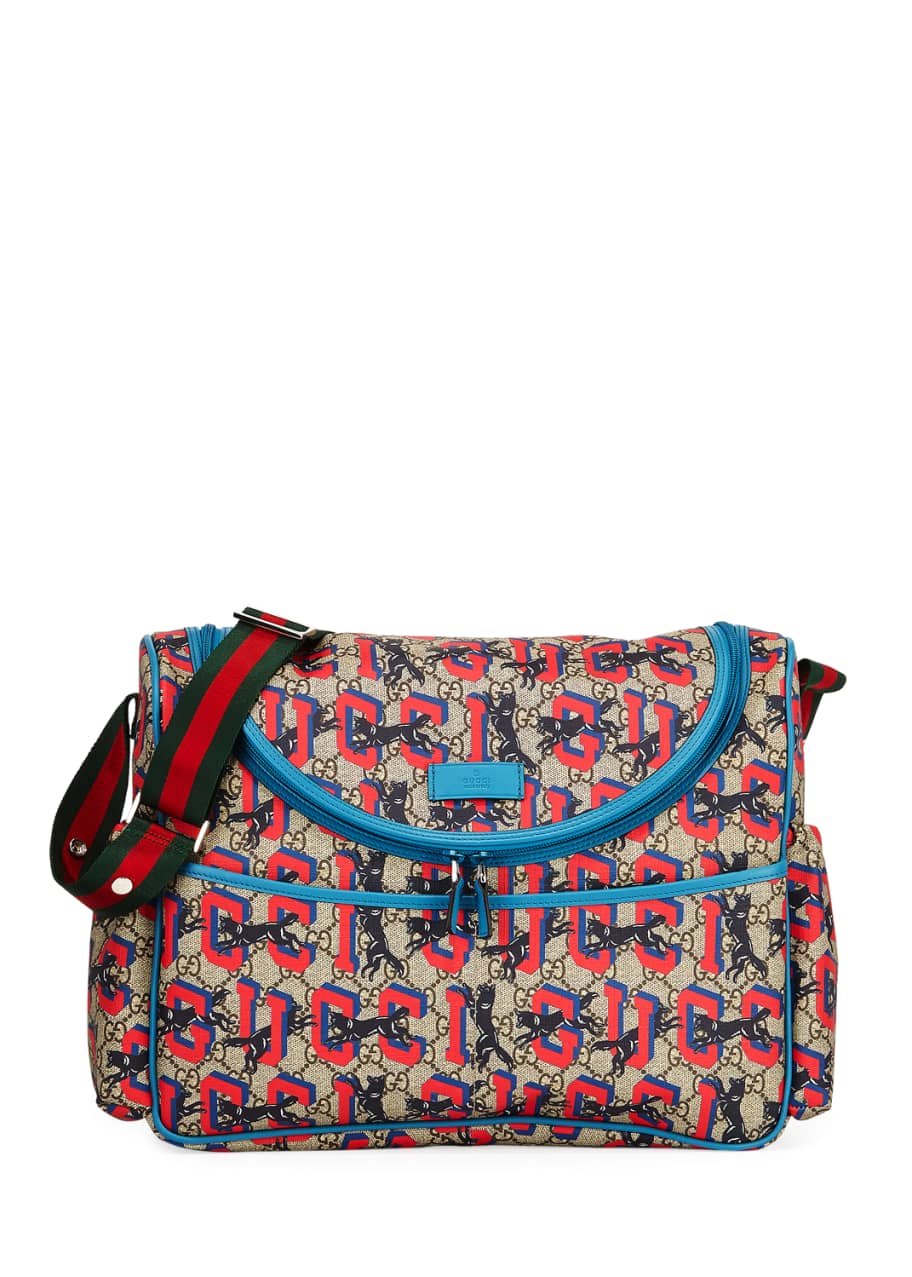 Gucci Kids GG Supreme Diaper Bag - Farfetch