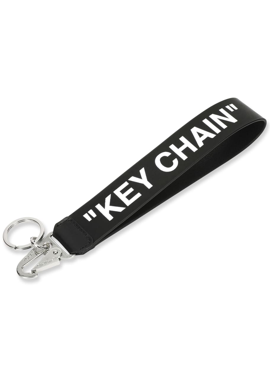 Off white quote keychain cheap