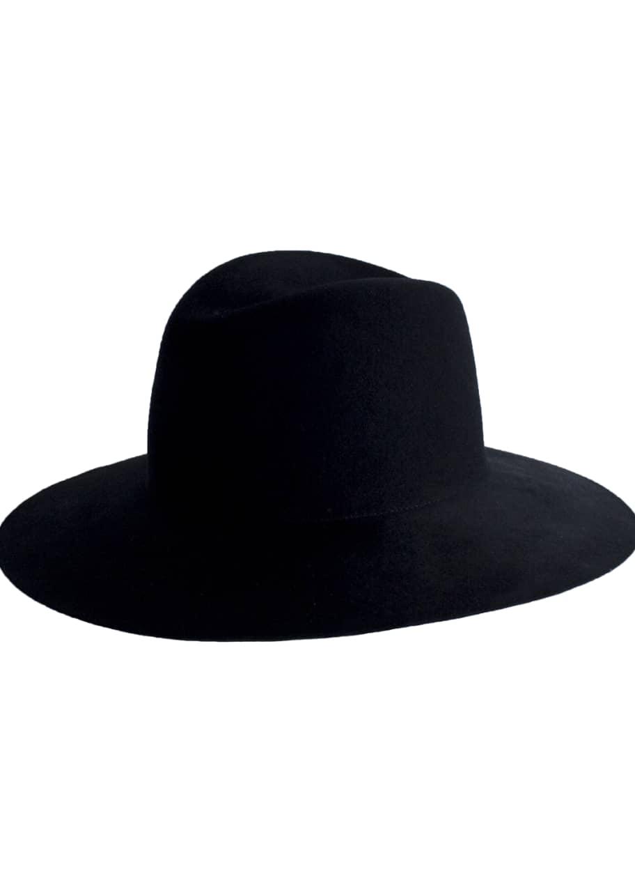 Image 1 of 1: Trois Wool Fedora Hat