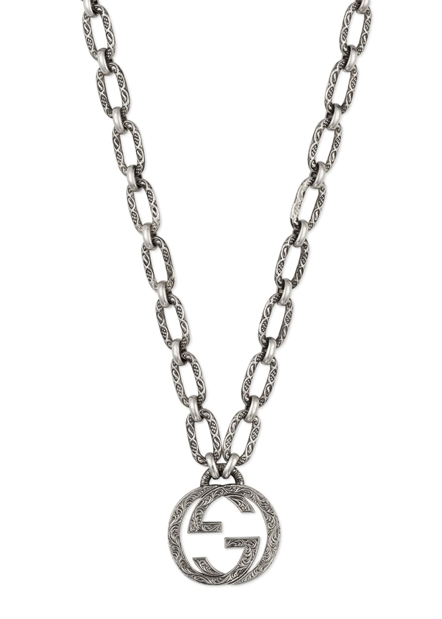 Gucci gold necklace mens sale
