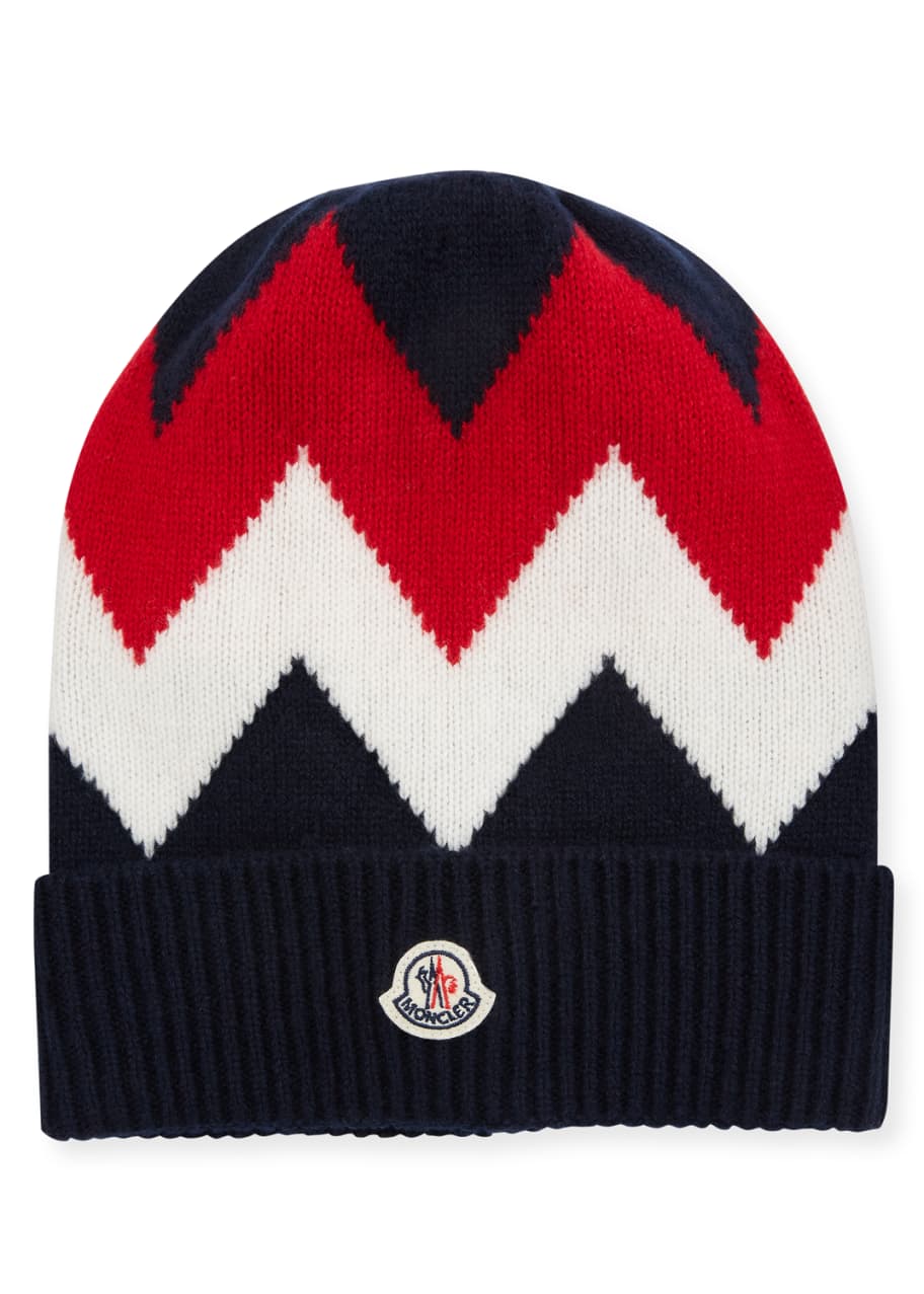Moncler Men s Berretto Tricot Beanie Hat Bergdorf Goodman