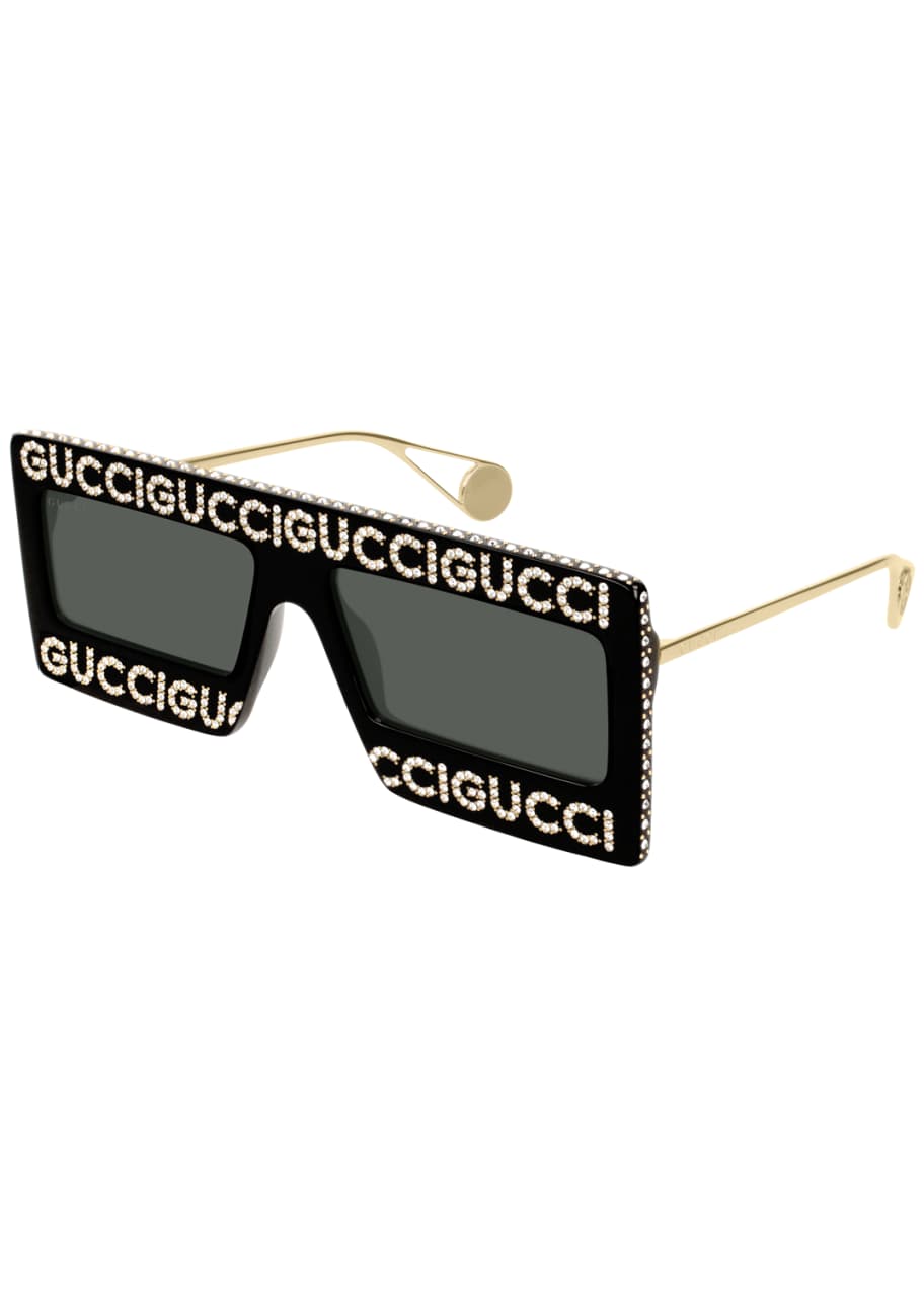 Gucci logo 2025 on glasses